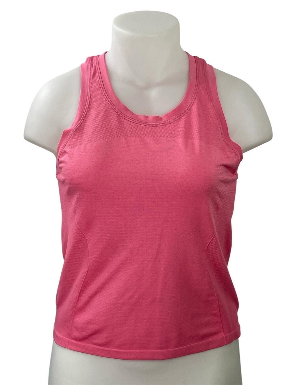 Aritzia Golden Womens Pink Sleeveless Racerback Activewear Running Tank Top XL